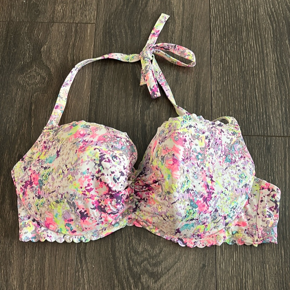 Colorful swimsuit top
